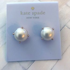 Kate Spade Pearl Gumdrop Stud Earrings